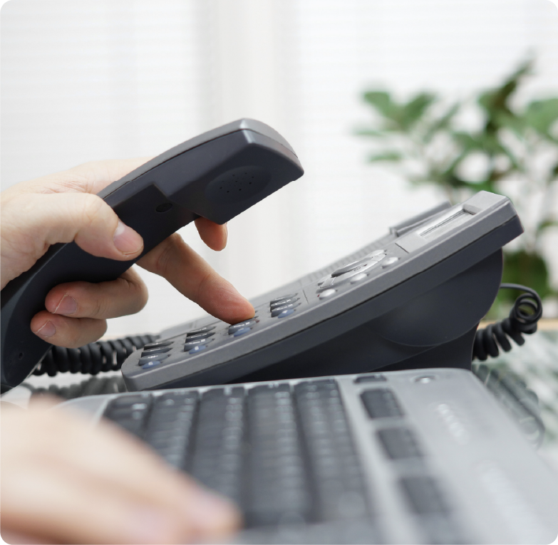 Calling on landline